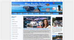 Desktop Screenshot of bluepacificsolar.com
